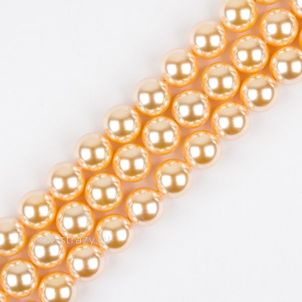 Жемчужины 5810 10 mm Crystal Peach Pearl