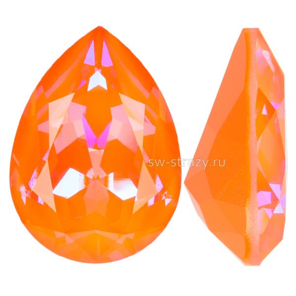 Кристаллы 4320 18x13 mm Crystal Orange Glow Delite