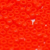 Бисер круглый 11/0 #0050 Непрозрачный, оранжевый закат