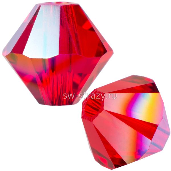 Бусины 5328 6 mm Light Siam Shimmer