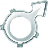 4878/S 18x11,5 mm 1PH2OH Rhodium Plating