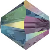 Бусины 5328 4 mm Graphite AB2