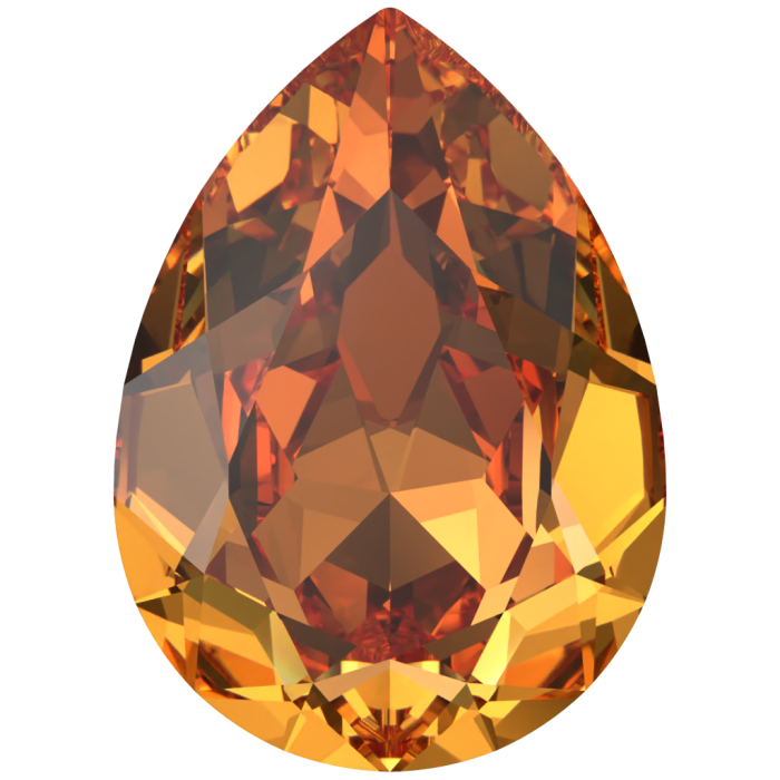 Кристаллы 4320 18x13 mm Dark Orange