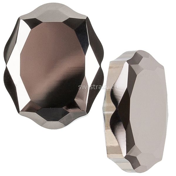 Кристаллы 4142 14x11 mm Crystal Light Chrome