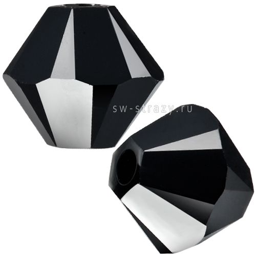 Бусины 5328 6 mm Jet