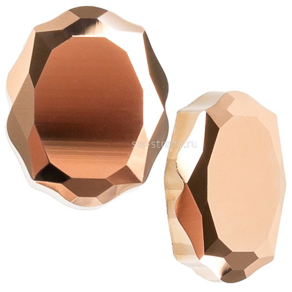 Кристаллы 4142 14x11 mm Crystal Rose Gold