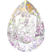 Кристаллы 4320 18x13 mm Crystal White Patina