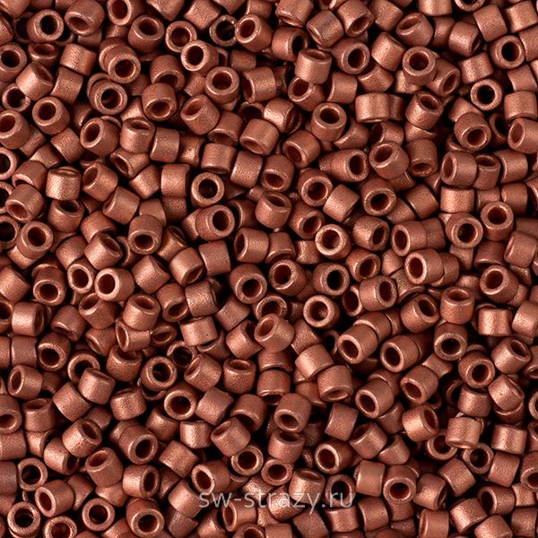 Delica Beads 11/0 DB340 Matte Copper Plated