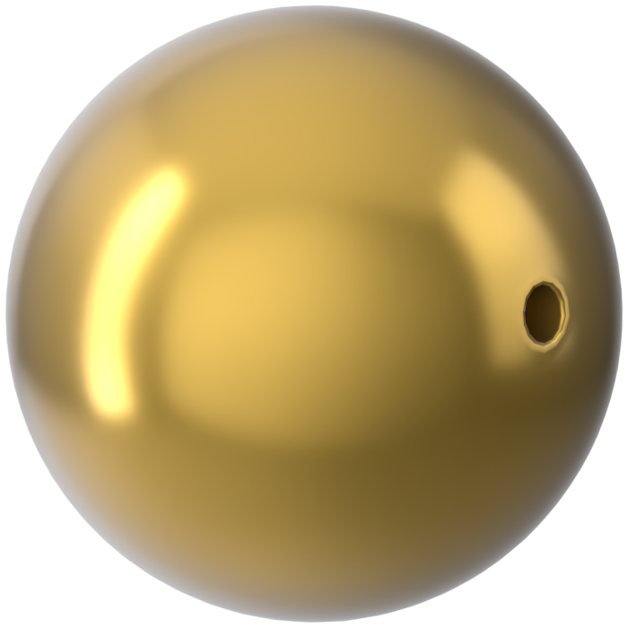 Жемчужины 5810 12 mm Crystal Royal Gold Pearl