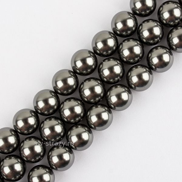 Жемчужины 5810 6 mm Crystal Dark Grey Pearl