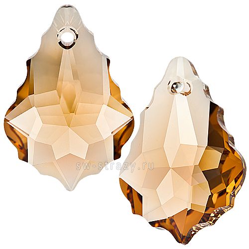 Кулоны 6090 22x15 mm Light Colorado Topaz