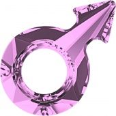 Кристаллы 4878.Прозрачные 30x19 mm.Отверстие 9,7 Crystal Antique Pink