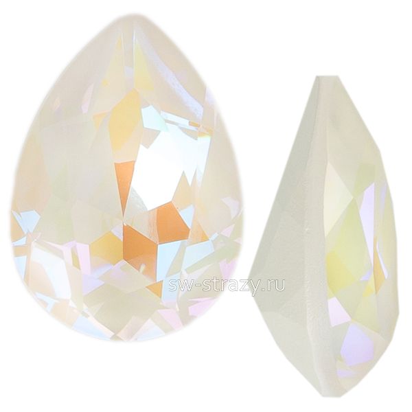 Кристаллы 4320 14x10 mm Crystal Light Grey Delite