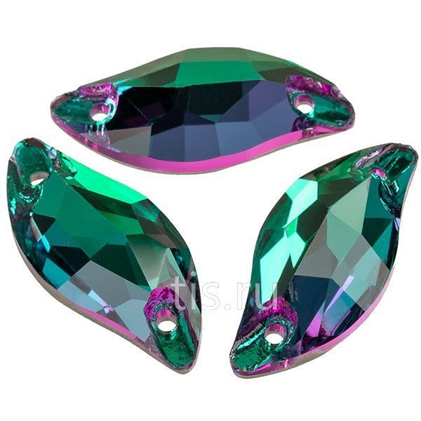 3300 20*9 mm Crystal Heliotrope K9