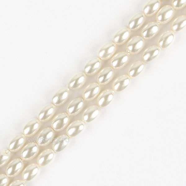 Жемчужины 5824 4 mm Crystal White Pearl