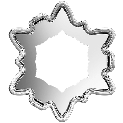 4753/S 14 mm 1PH20H Rhodium Plating