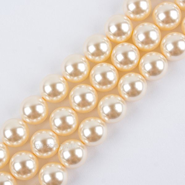 Жемчужины 5810 10 mm Crystal Creamrose Pearl