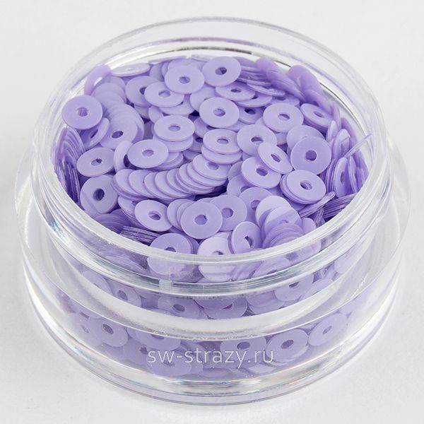Пайетки 3 mm плоские (5144) Lilla OP 3 гр