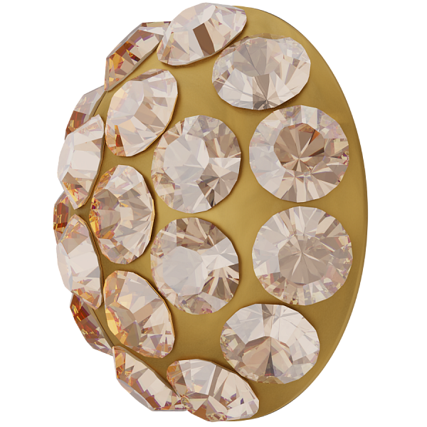 Кристаллы 86601 6 mm Light Colorado Topaz